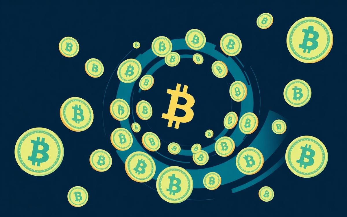 Illustration of how the Whirlpool bitcoin mixer shuffles coins